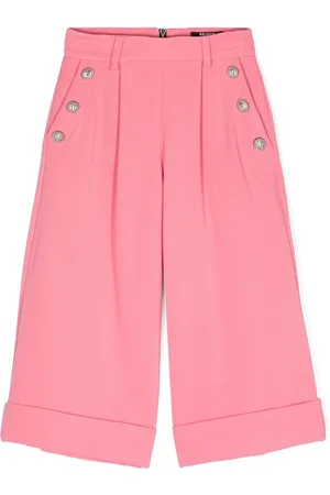 Balmain Pleat-detail wide-leg trousers