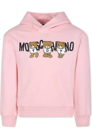 Moschino Logo-print cotton hoodie