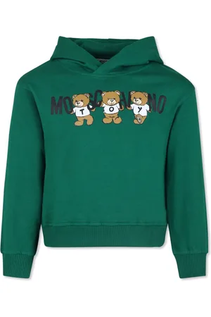 Moschino Logo-print cotton hoodie