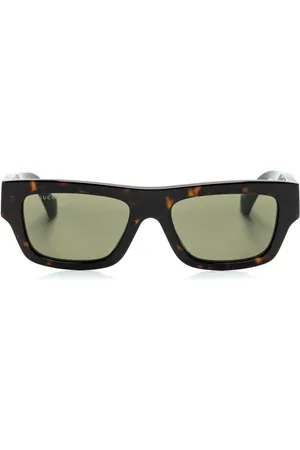 Gucci Rectangle-frame sunglasses