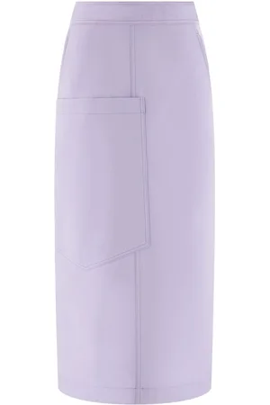 Salvatore Ferragamo Asymmetric-pocket midi skirt