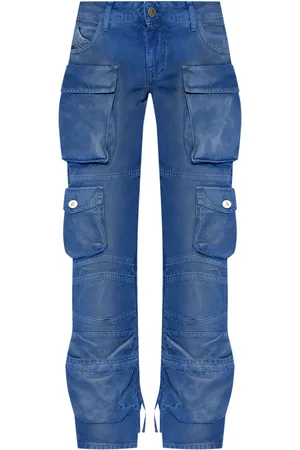 The Attico Low-rise cargo jeans