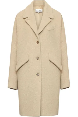 Maison Margiela Pile wool-blend coat