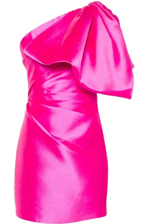 Solace Marcela oversized-bow minidress