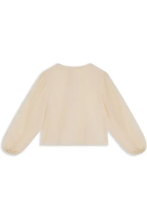 VERSACE Round-neck long-sleeved blouse