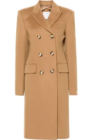 Sportmax Double-breasted wool coat
