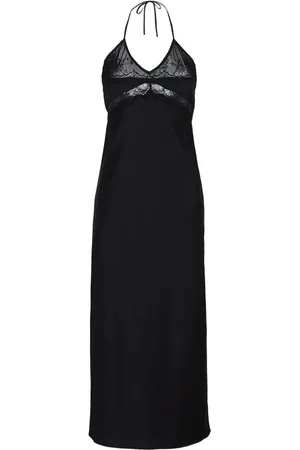 Karl Lagerfeld Lace-trim maxi negligee
