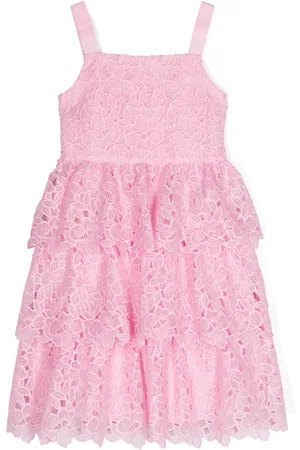 Self-Portrait Organza ruffled dress