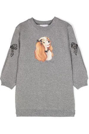 MONNALISA X Disney lurex jersey dress