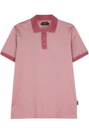 MOORER Spike cotton polo shirt