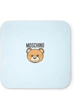 Moschino Logo-print cotton blanket