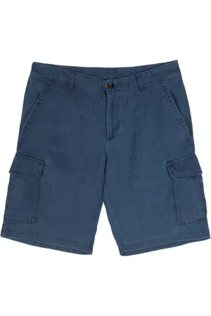 MOORER Aron linen shorts