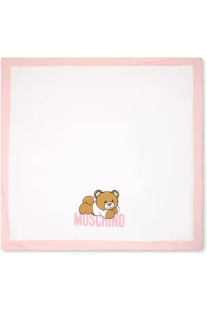 Moschino Logo-print cotton blanket