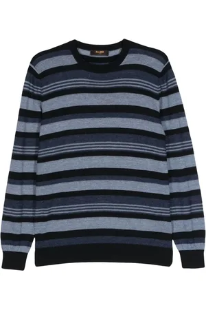 MOORER Elmer striped jumper