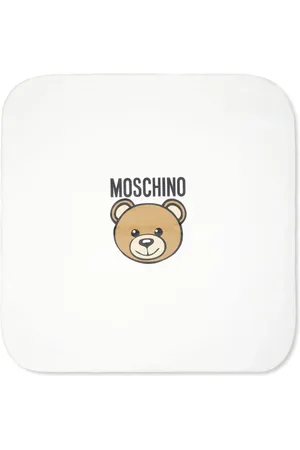 Moschino Logo-print cotton blanket