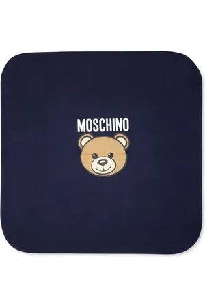 Moschino Logo-print cotton blanket
