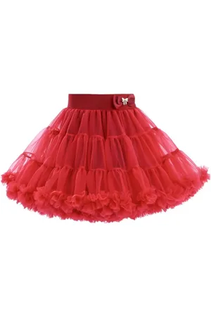 Mimi Tutu Bow-detailing tulle skirt