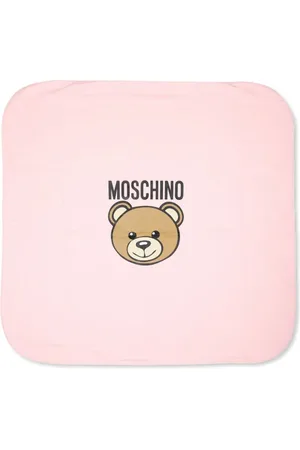 Moschino Logo-print cotton blanket
