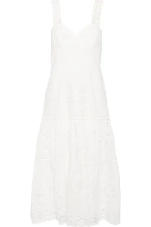 Farm Rio Richillieu broderie anglaise midi dress