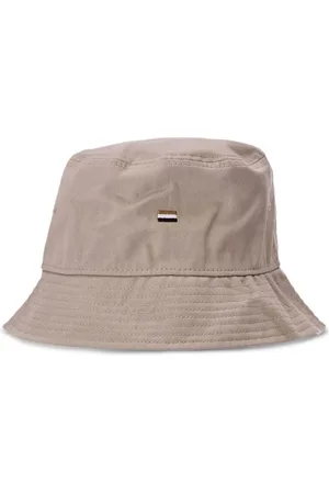HUGO BOSS Flag-embroidered bucket hat