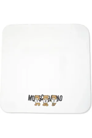 Moschino Logo-print cotton blanket