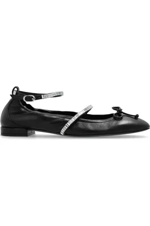 Stuart Weitzman Stefanie leather ballerina shoes