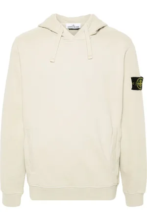 Stone Island Compass-badge cotton hoodie