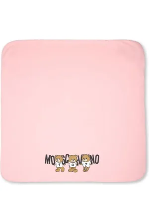 Moschino Logo-print cotton blanket