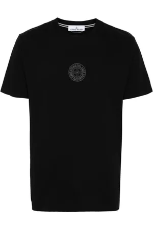 Stone Island Compass-print cotton T-shirt