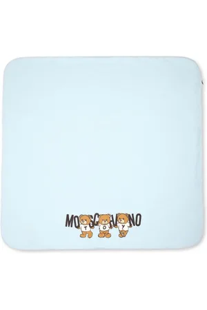 Moschino Logo-print cotton blanket