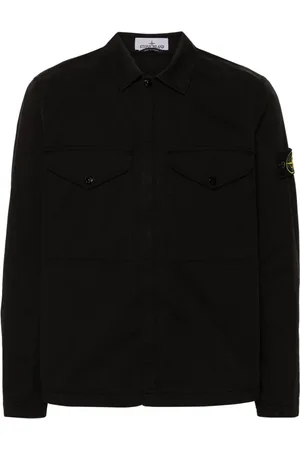 Stone Island Compass-badge shirt jacket