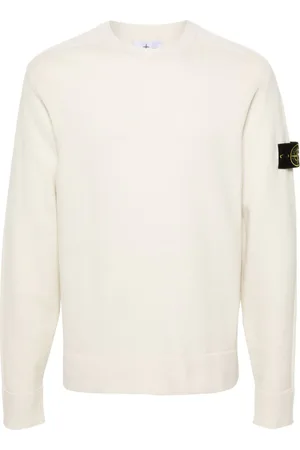 Stone Island Compass-badge wool blend jumper