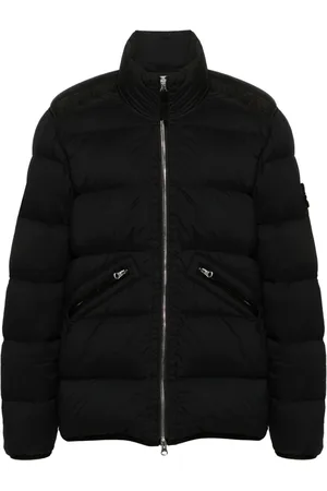 Stone Island Compass-badge quilted puffer jacket
