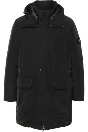 Stone Island Micro Twill hooded coat