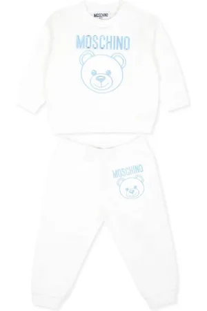 Moschino Teddy Bear-embroidered cotton tracksuit
