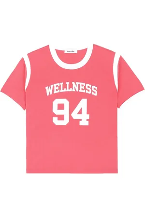 Sporty & Rich Slogan-print cotton T-shirt
