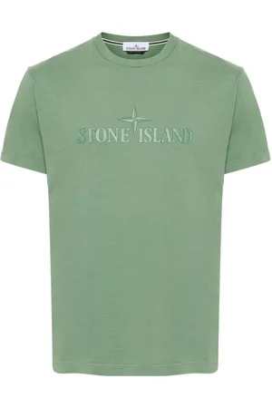 Stone Island Logo-embossed cotton T-shirt
