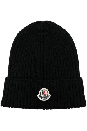 Moncler Logo-patch ribbed beanie