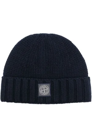 Stone Island Compass-patch wool beanie