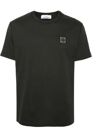 Stone Island Compass-patch cotton T-shirt