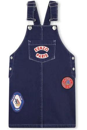 Kenzo Logo-applqu?? denim dress