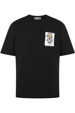 Moschino Logo-patch cotton t-shirt