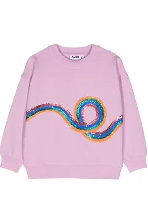 Molo Sequin-embellished cotton sweatshirt