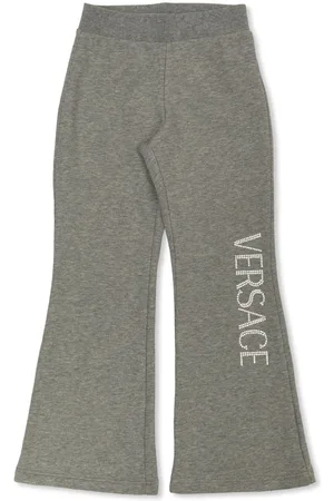 VERSACE Logo-embellished cotton track pants