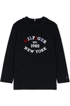 Tommy Hilfiger Flocked-logo cotton T-shirt