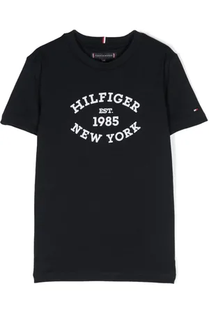 Tommy Hilfiger Flocked-logo cotton T-shirt