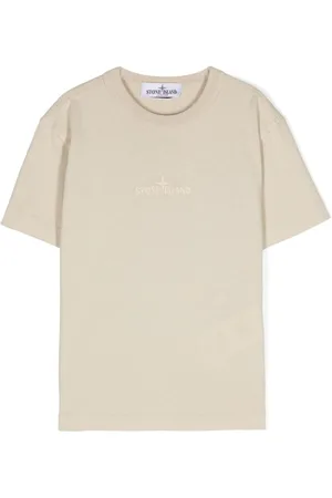Stone Island Logo-embroidered cotton T-shirt