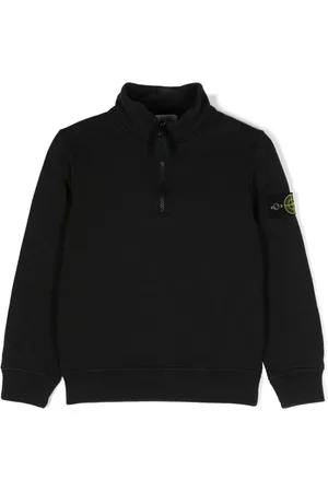 Stone Island Compass-badge half-zipped sweatshirt