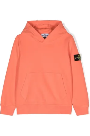 Stone Island Compass-badge cotton hoodie