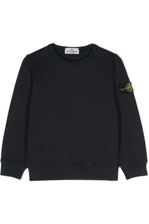 Stone Island Compass-badge cotton sweatshirt